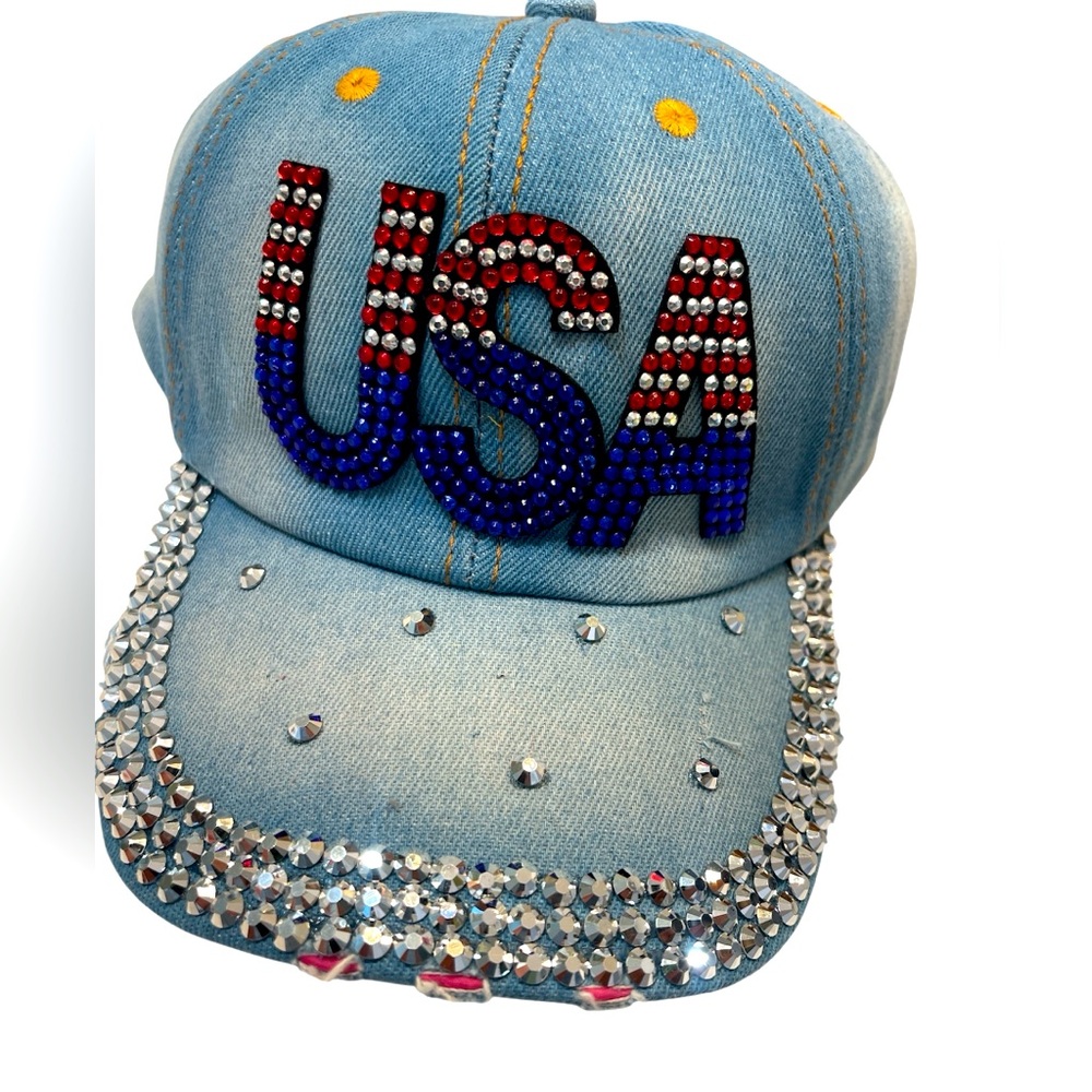 HAT PATRIOT NWT USA cap flag distressed